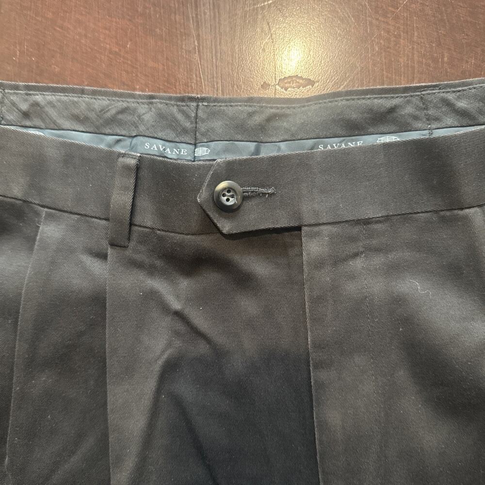 Savane Mens Black pants 38x32 0027